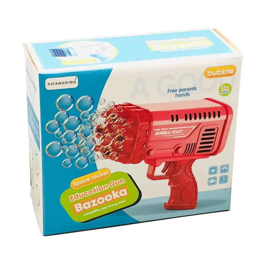 Bazooka Bubble Water Gun | Rechargeable Bubble Blaster Toy for Kids | Outdoor Fun Zmhud