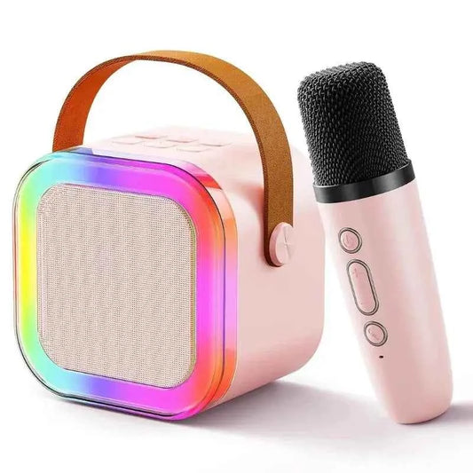 Karaoke Portable Wireless Bluetooth Speaker with Microphone Sound System for Singing and Parties (Random Color) Zmhud