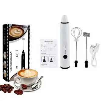 2 in 1 Electric Rechargeable Coffee Beater and Milk Frother - Zmhud