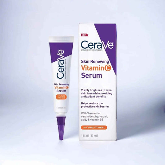 CeraVe Skin Renewing Vitamin C Serum 30ml | Brightening, Anti-Aging & Hydrating Zmhud