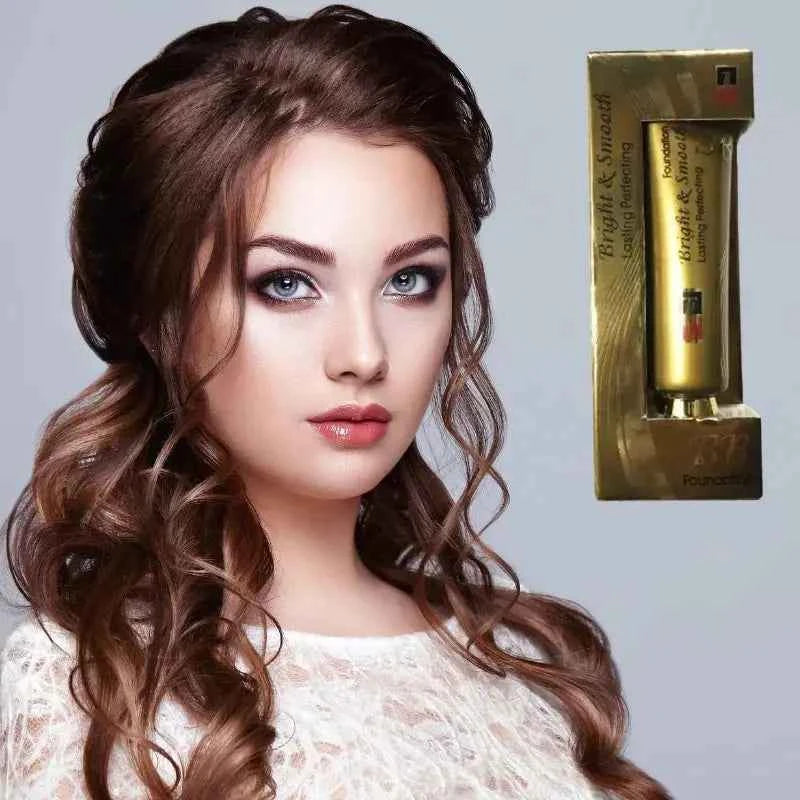 BB Makeup Foundation Bright & Smooth BB Cream 35ml Waterproof Long-Lasting Natural Coverage for Flawless Skin Zmhud