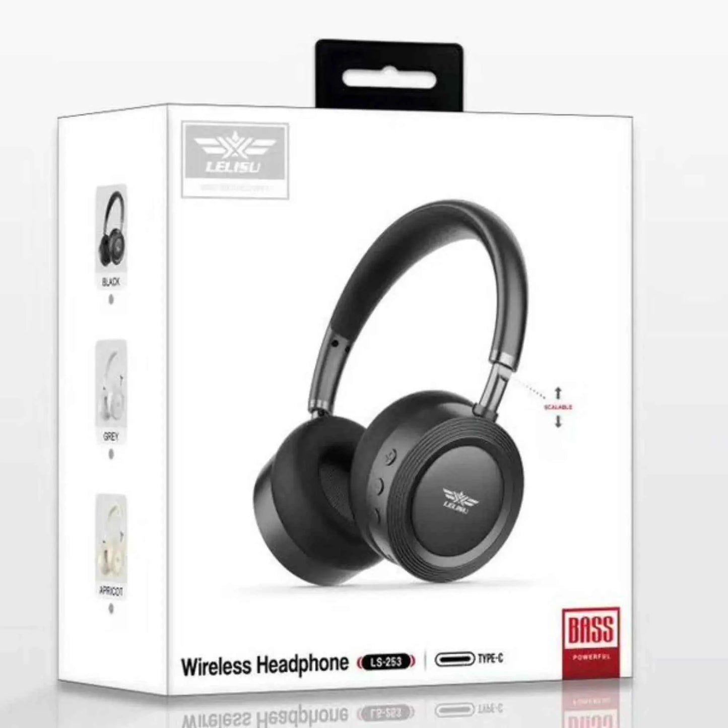 Lelisu LS-253 Wireless Headphones | Bluetooth Over-Ear Headset with Type-C Charging Zmhud