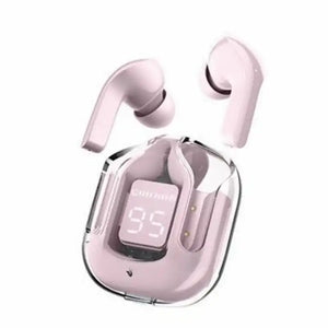 Air31 Earbuds Wireless | Crystal Transparent Bluetooth 5.3 | LED Digital Display Airpods Zmhud