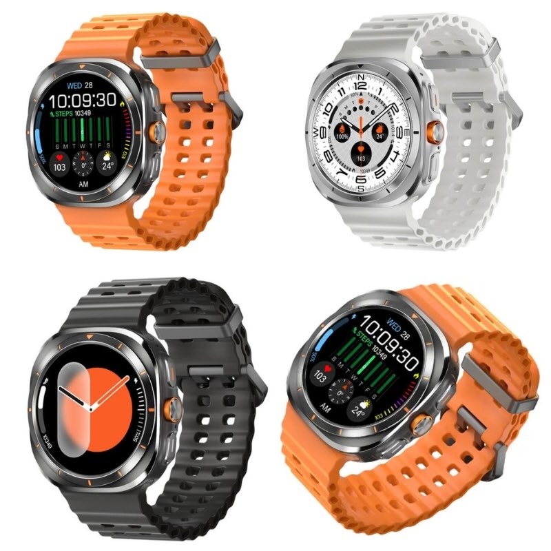 TF7 Ultra Smart Watch | Metal Body, AMOLED Display, Bluetooth Calling, Fitness & Health Tracker Zmhud