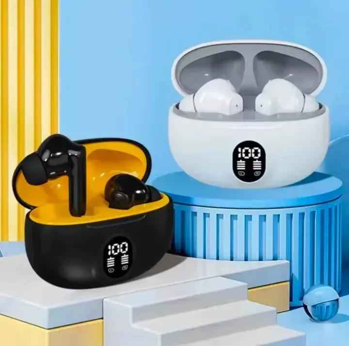 TWS Wireless Earbuds with LED Display ENC Noise Cancellation HiFi Stereo Bluetooth Earbuds - Zmhud