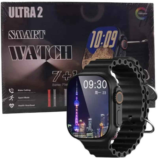 Ultra 2 Smart Watch 7 Straps Edition | Bluetooth Call Fitness & Health Tracker Zmhud