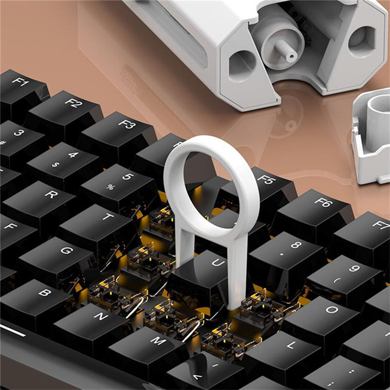 8In1 Computer Keyboard Cleaner Brush Kit Earphone Cleaning Pen for Headset Phone Cleaning Tools Black - Zmhud