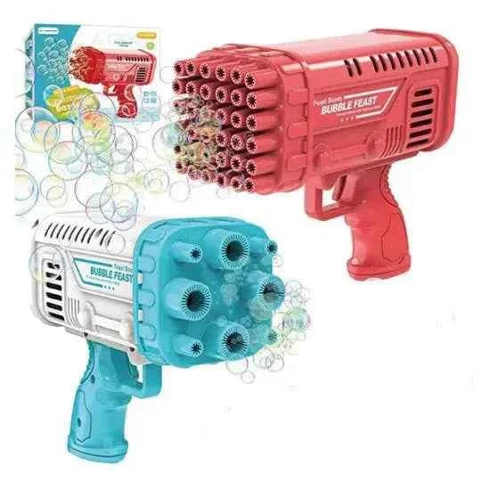 Bazooka Bubble Water Gun | Rechargeable Bubble Blaster Toy for Kids | Outdoor Fun Zmhud