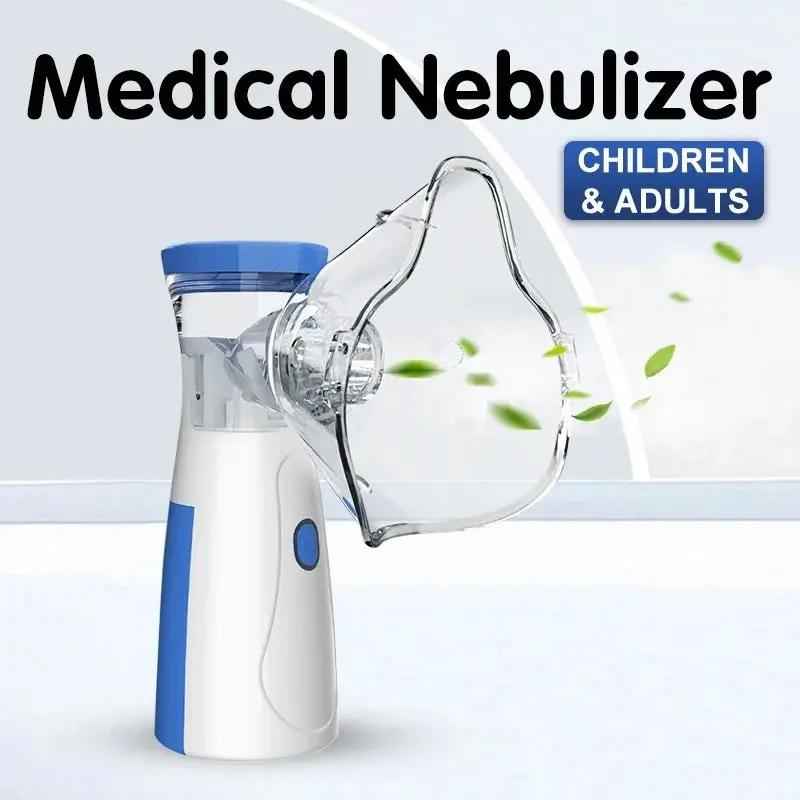 Portable Rechargeable Nebulizer Machine Asthma Inhaler 0.5L for Kids and Adults Zmhud