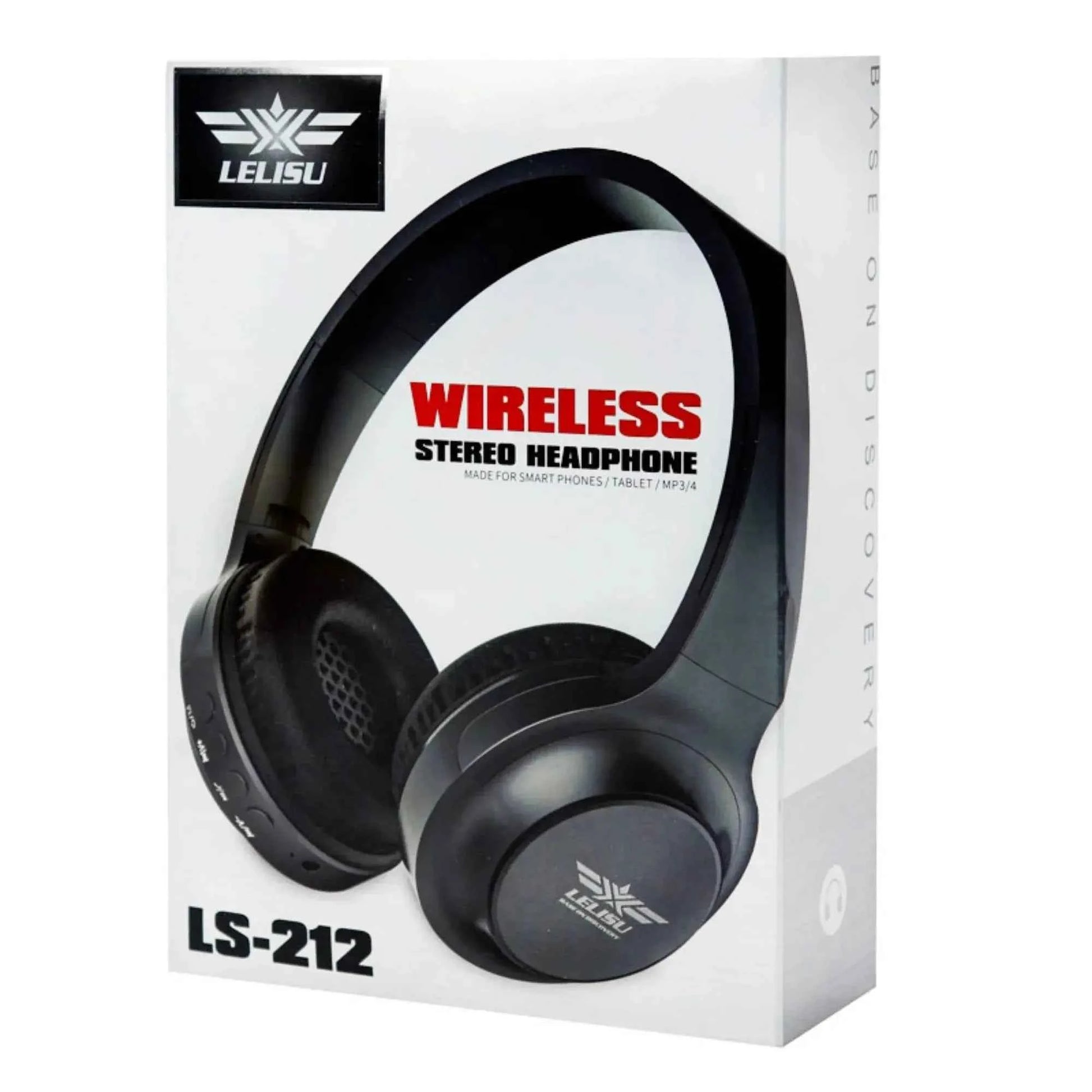 Lelisu LS-212 Wireless Stereo Headphones | Bluetooth Headset for Smartphones, Tablets & MP3/MP4 Zmhud