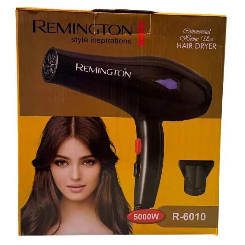 Remington Hair Dryer R-6010 Professional Ionic Dryer with 3 Speed Settings and DC Strong Motor Zmhud