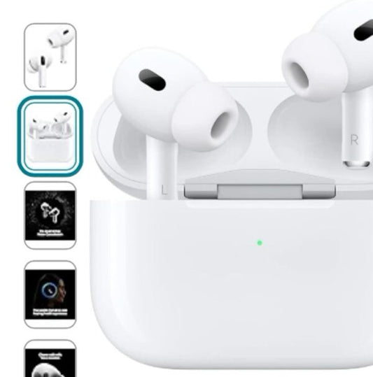 Airpods Pro 2 with ANC Technology | Wireless Earbuds Bluetooth | Super Sound Bass | Pop-Up Feature Compatible with All Devices Zmhud