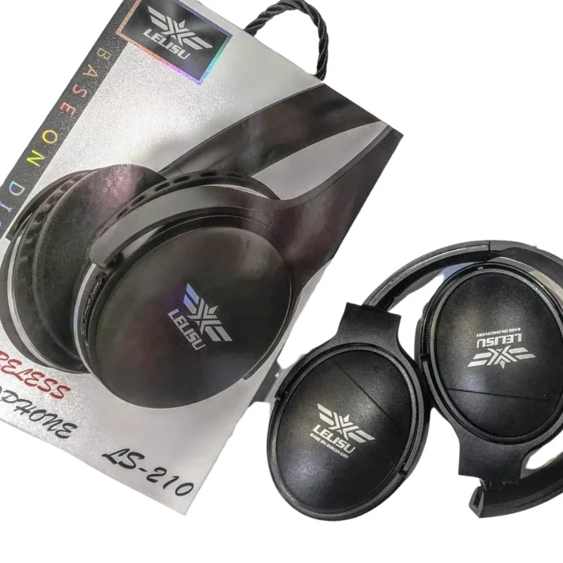 Lelisu LS-210 Wireless Headphones | Deep Bass, Noise-Canceling & Long Battery Life Zmhud