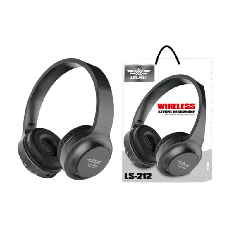 Lelisu LS-210 Wireless Headphones | Deep Bass, Noise-Canceling & Long Battery Life Zmhud