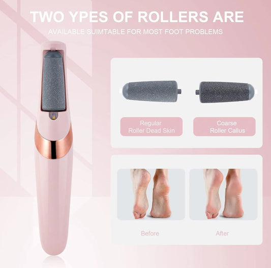 Flawless Pedicure Callus Remover Tool | Rechargeable Cordless Foot Care Kit for Smooth Heels Zmhud