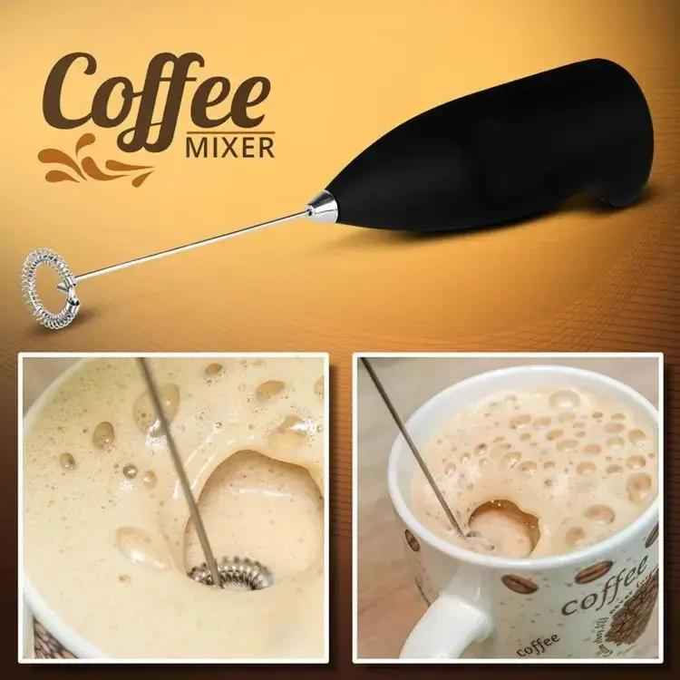 Coffee, Milk, Egg Beater Electric Whisk Mixer, Battery Cell Operated - Zmhud