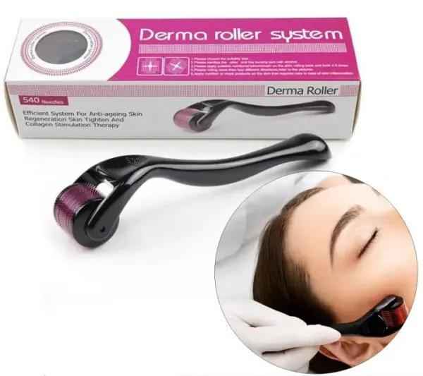 Derma Roller 0.5mm for Hair & Skin Therapy Zmhud