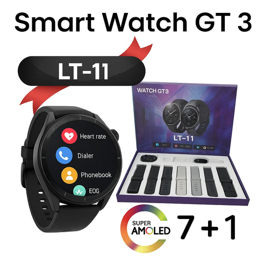 LT-11 GT 3 Watch 7+ 1 | 1.3" Touchscreen, Fitness Tracker, Heart Rate & Notifications Zmhud