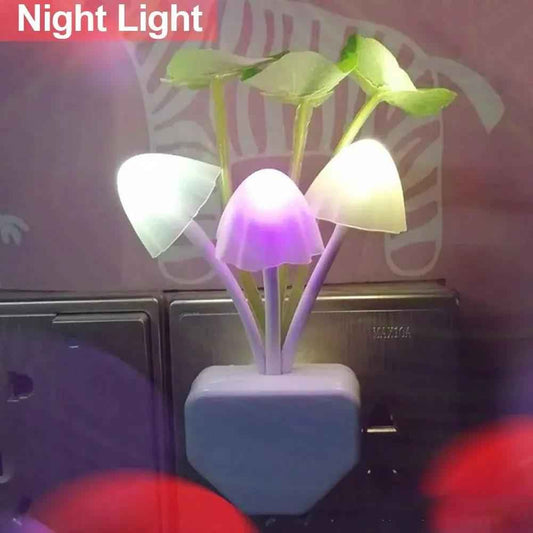 Mushroom Wall Light-control Sensor Night Light Induction Dream Fung Mushroom Lamp Home Bedroom Decoration - Zmhud